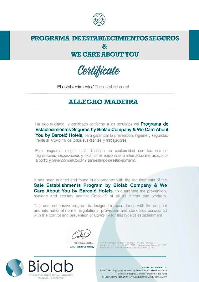 Allegro Madeira - Adults Only Funchal